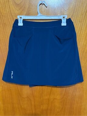 Ralph Lauren RLX Navy Athletic Skort with Pockets